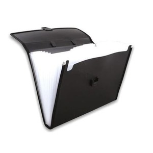 Aktówka 12 przegródek PP-4302 czarna PENMATE