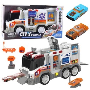 Ambulans karetka miejska napęd światło i dźwięk