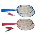 Badminton krótki z lotką z piórkiem MIX