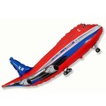 Balon foliowy 61cm Samolot czerwony