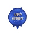 Balon foliowy pastylka Happy Birthday 35x35cm