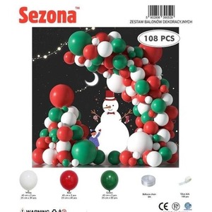 Balony Boże Narodzenie 108szt