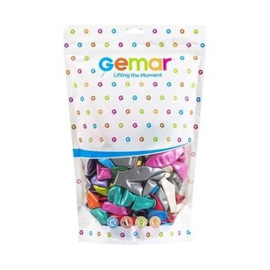 Balony metaliczne różnokolorowe 30cm 5szt