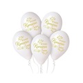 Balony premium Komunia biblia 30cm 5szt