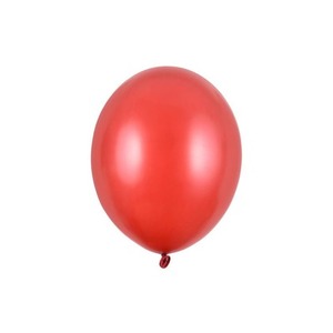 Balony Strong Metallic Poppy Red 30cm 10szt