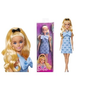 Barbie Fashionistas. Lalka w sukience niebieska
