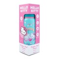 Bidon 500ml metalowy termos Hello Kitty Light Blue Pink