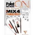 Blok A5 białych papierów mix4 250g 12ark