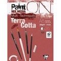 Blok A5 papier w kolorze terakoty 250g 20ark