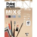 Blok A6 papierów mix6 250g 24ark