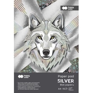 Blok Hobby Silver A4 150-230g. 10ark. Happy Color