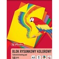 Blok rysunkowy A3/10K kolorowy 80g (10szt) HERLITZ
