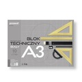 Blok techniczny A3 Premium biały 160g 10 arkuszy