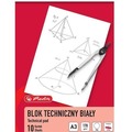 Blok techniczny A3/10K biały (10szt) HERLITZ