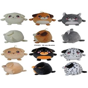 Brelok pies kula 10cm MIX