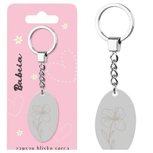 Brelok prezentowy Babcia zawsze blisko serca