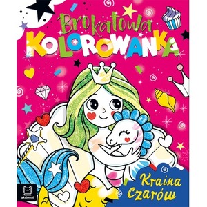 Brokatowa kolorowanka. Kraina czarów