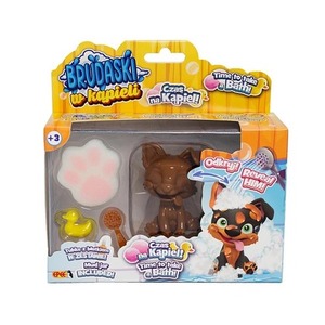 Brudaski w kąpieli piesek Corgi brązowo-czarny