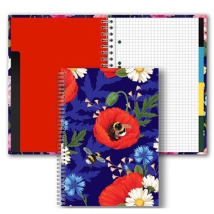 Brulion B5/160K kratka Kwiaty polskie PENMATE