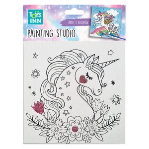Canvas unicorn kwiaty zestaw do malowania