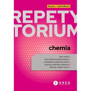 Chemia. Repetytorium liceum/technikum 2026