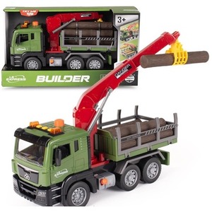 Ciężarówka z HDS do drewna ze światłem i dźwiękiem