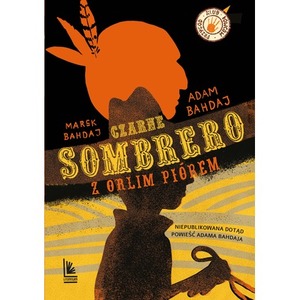 Czarne sombrero z orlim piórem