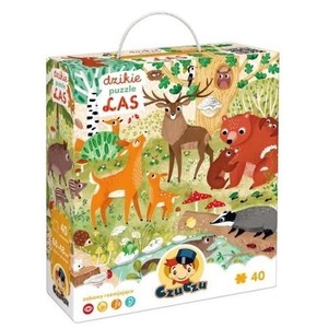 CzuCzu Dzikie puzzle Las 3+
