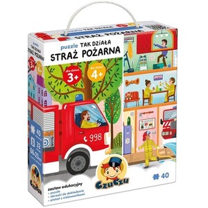 CzuCzu Puzzle Tak działa Straż pożarna 3+, 4+