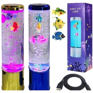 Dekoracja lampa akwarium z rybkami