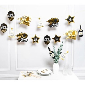 Dekoracja urodzinowa 40