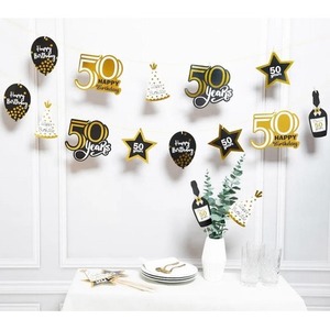 Dekoracja urodzinowa 50