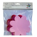 Dekoracje piankowe kwiaty 130mm 3 kolory mix 15szt
