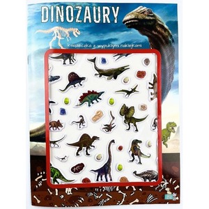 Dinozaury. Książeczka z wypukłymi naklejkami
