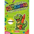 Dinozaury. Super kolorowanka z naklejkami