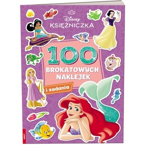 Disney Księżniczka. 100 brokatowych naklejek