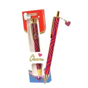 Długopis Charm serce czerwone w etui
