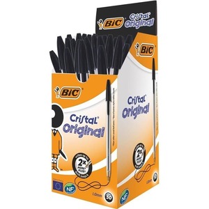 Długopis Cristal Original czarny (50szt) BIC