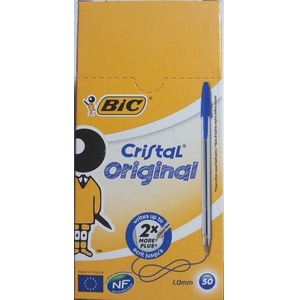 Długopis Cristal Original niebieski (50szt) BIC
