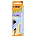 Długopis Cristal Pastel 1mm czarny 3szt BIC