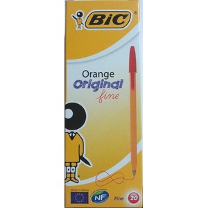 Długopis Orange Original czerwony (20szt) BIC