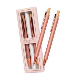 Długopis + ołówek Dyplomat różowy Gift Box