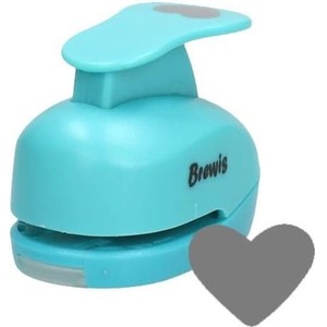 Dziurkacz ozdobny - Serce 2,5cm MIX