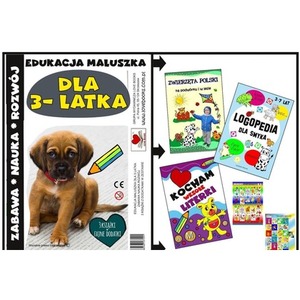 Edukacja maluszka - Zestaw książek dla 3 latka