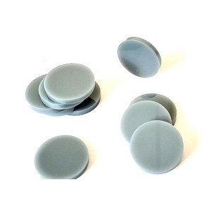 Żetony puste akryl zielone 10szt