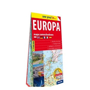 Europa mapa samochodowa 1:4 000 000