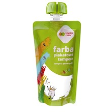 Farba plakatowa tempera 100 ml biały Happy Color