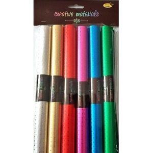 Folia aluminiowa tłoczona w gwiazdki 25x35cm