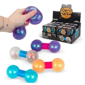 Gniotek hantel Squish & Swirl MIX