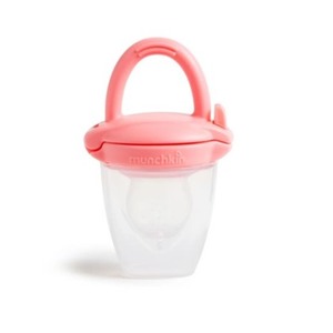 Gryzak silikonowy do podawania pokarmu Munchkin różowy